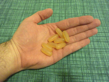 Handful of Regular Fish Oil Caps I Used to Take Everyday